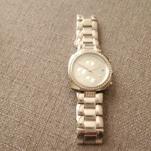 DKNY Silvertone Chronograph Watch